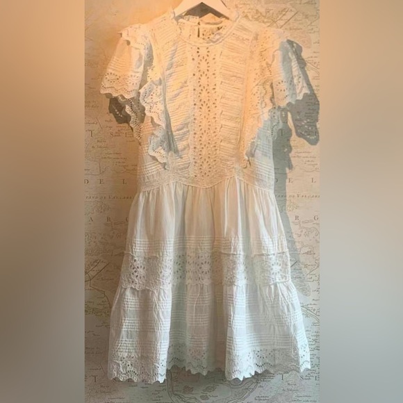 NWT Sea Georgina Eyelet Tunic Dress - Picture 2 of 8